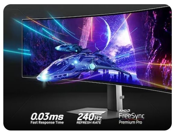 Samsung Odyssey OLED G93SC Gaming Monitor